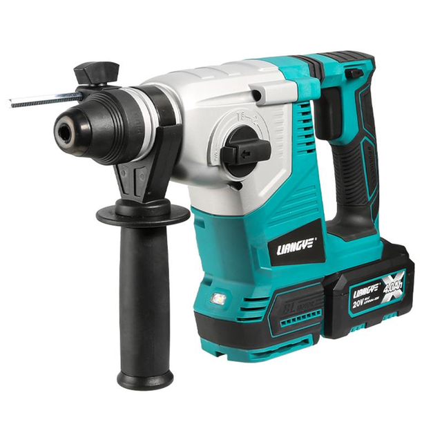 Liangye 20V batterijborstelloos draadloze roterende hamer 787-7